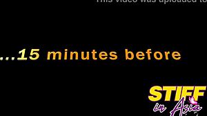 Stiff in Asia - Sexy Thai Cowgirl Gets Big Cock Facial