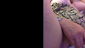 Hotwife Steffi Performs Snake Skin Pussy Dance Full Version