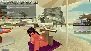 Roblox porn with big ass and monster cock