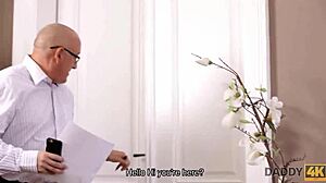 old bald man cheats with naive son's girlfriend 😏