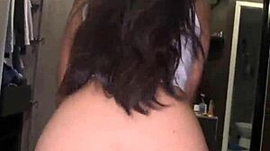 Is this beautiful 18yo Thai girl ready for a huge white cock in her tight pussy?