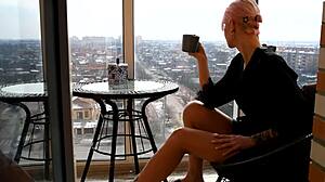 How About Morning Coffee Followed By Passionate Sex In The City With Cunnilingus And Blowjob?