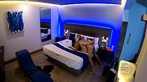 Liberal wife fucks in front of cuckold husband, then he joins! 😏