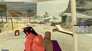 Roblox porn with big ass and monster cock