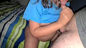 Pregnant mexican nurse craves cum from patients