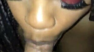 blowjob leads to cumshot on her small tits