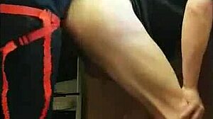 Pegging my boyfriend's ass starts in the kitchen, moves to a public cornfield, then the bathroom, with ass to mouth throughout part 12