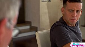 Horny Big Tit Girls Tiffany Tatum & Simon Kitty Devour Stepbros Huge Cock!