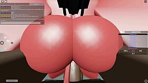 Roblox porn with big ass and monster cock