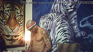 behind the scenes maxxx loadz stroking with that magic motion machine