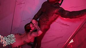 Bubble Booty Latina Santana Red Dicked Down Hard In Shower