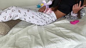 i was very bored at home masturbating with toys