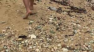 is that sexy asian wife nude on the beach with big tits