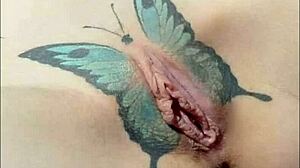 crystal butterfly pussy tattoo music