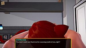 Redhead Riding Monster Cock In Cowgirl Position