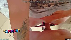 Sweet morning creampie in missionary position