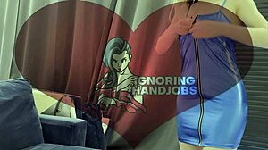 hot college girl ignores big cock and plays with balls