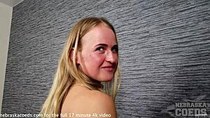 Casting fresh european skinny girl maria in dirty interview