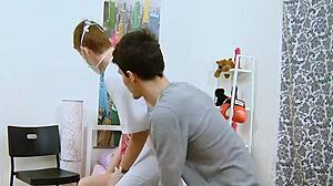 innocent honey gets her pussy pounded sore by two hunks