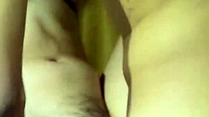 Stepsister avoids creampie during secret rubbing