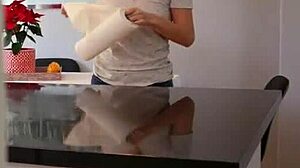 Jill kassidy gets doggy style pounding and swallows cum