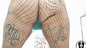 Chubby Girl's Intense Boxing Training