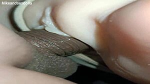trailer candy fucks vaginal in beige panty