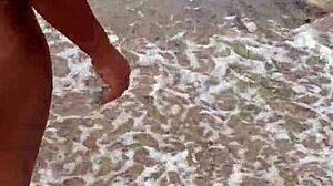 is that sexy asian wife nude on the beach with big tits