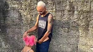 Carmona's friend fucks me hard in the backyard.