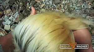 harleenvan rides on his dick on the grass full scene wolfwagner com