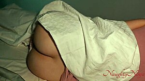 i have to share the bed with my step-sister every time granny visits