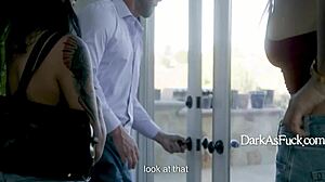 bedroom betrayal a celebritys apprentice fucks a horny groupie and her step sis joins in