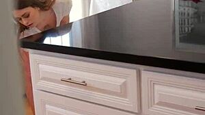 Jill kassidy gets doggy style pounding and swallows cum