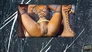 Two SEXY slim TEENS play before HARDCORE foursome with BIG BLACK DICKS