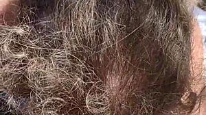 Outdoor blowjob in public voyeur setting.