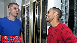 I can't believe I got the nerd girlfriend in bathroom