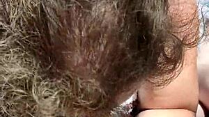 Outdoor blowjob in public voyeur setting.