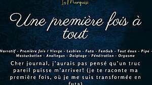 first time feelings in french futa audio