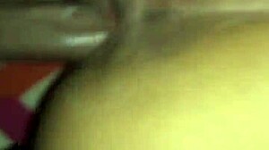 Homemade strokes turn into big cock fucking