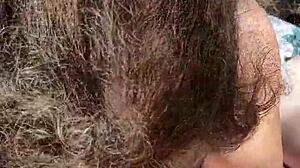 Outdoor blowjob in public voyeur setting.