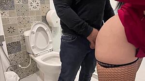 Tall Curvy Secretary Fucked In Office Bathroom Ends With Creampie