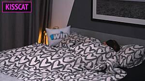 Step mom, I found you blindfolded and fucked you hard with cum inside.