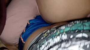 Desi Indian couple enjoys a relaxing stay in a cozy hotel room