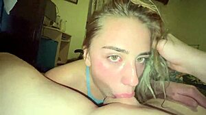super messy sloppy blowjob with puke