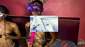 Two SEXY slim TEENS play before HARDCORE foursome with BIG BLACK DICKS