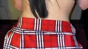 The young 18-year-old girl engages in passionate sex with her partner, exploring every intimate detail in their private encounter.