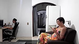 Explore a Scenario Where a Mistress Visits a Cheating Wife at Home