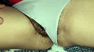 Maria's panties conceal tempting secrets.