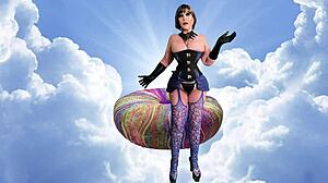 angelic granny elegance enjoys romantic missionary fuck to creampie