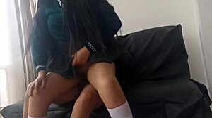 i hope i didnt get her pregnant i recorded homemade sex with my school girlfriend is she pretty or not the cute girl in uniform tempts me with her skirt and ass